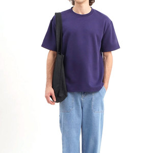 2025 Wholesale 100% cotton T-shirt for men loose fit printed Heavyweight <b>Plain</b> Custom Oversized T Shirt Graphic Plus Size Men's - Product Image 1