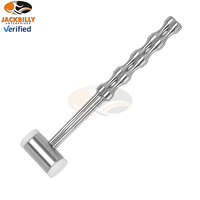 JACKBILLY Marteau osseux dentaire de haute qualité à tête en plastique, marteau chirurgical personnalisé pour rehaussement de sinus et implantation osseuse, instruments médicaux