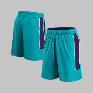 Pantalones cortos de malla de baloncesto de alta calidad para hombre, ropa de calle informal de 5 pulgadas, pantalones cortos de poliéster de talla grande con patrón personalizado - Product Image 2