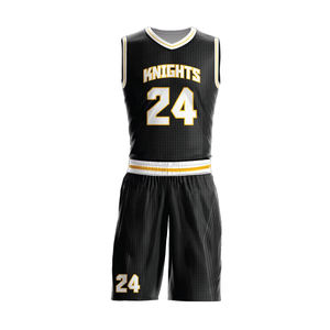 Tenues de basketball personnalisées pour adultes, respirantes, antibactériennes, à séchage rapide, avec logo, service d'impression de logo personnalisé, OEM, grandes tailles - Product Image 1