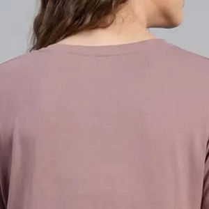 Camisetas de Mujer al por Mayor, Camisetas Casuales de Manga Corta de Algodón con Cuello Redondo, Transpirables y Cómodas para el Verano 2026 - Product Image 3