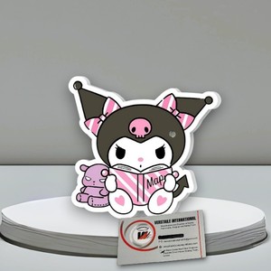 Plaque d'extension de cils magnétique en acrylique de haute qualité, motif papillon, cercle, diamant, cœur Kuromi, Hello Kitty - Product Image 3