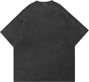T-shirts pour hommes en coton 100% à manches courtes, qualité supérieure, lavage à l'acide, personnalisables, respirants, prix bas, vente chaude - Product Image 6