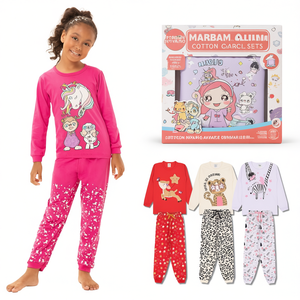 Leggings de Algodón Premium para Niñas, Conjuntos de Pijama con Estampados de Dibujos Animados, Ropa Infantil, Lote de Excedentes Disponibles para Mujeres - Product Image 3