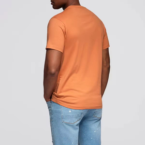 Camiseta Lisa Extra Grande 100% Algodón para Hombre, Color Sólido, Transpirable, con Impresión de Logotipo Personalizada, Venta al Por Mayor OEM - Product Image 2