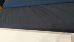 Tissu pour costume homme, motif à carreaux bleu foncé, matière textile pour vêtements formels, pantalons, blazer, couture, utilisation pour vêtements, tissu en rouleau - Product Image 2