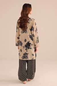 Collection élégante de vêtements en tissu lawn imprimé pour femmes, vêtements indiens et pakistanais en coton doux, ensemble 2 pièces en lawn, robe d'été, tenue de tous les jours - Product Image 5