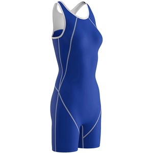 Combinaison de lutte professionnelle rouge pour hommes, tissu respirant et anti-humidité avec ajustement compressif, idéale pour les matchs - Product Image 4