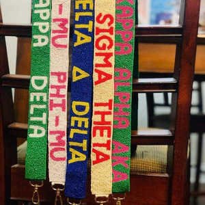 Sangle de sac à bandoulière perlée faite à la main, remplacement de sangle de sac à main, poignée décorative en perles de rocaille brodées, accessoire de mode - Product Image 6