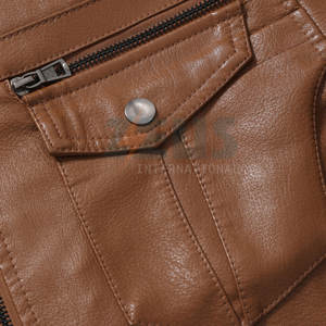 Vêtements pour hommes très demandés, nouvelle mode, vente en gros, veste d'hiver coupe-vent et respirante, veste en cuir pour hommes fabriquée au Pakistan - Product Image 4