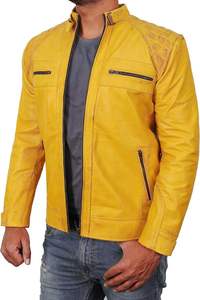 100 Percent <b>Leather</b> <b>Jacket</b> For Men In Different Color New And Trendy Design <b>Leather</b> <b>Jacket</b> For Men Stylish Men <b>Leather</b> <b>Jacket</b> - Product Image 3