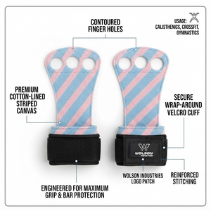 Agarraderas de Mano Premium de Alta Resistencia para Fitness, Soporte de Muñeca Ajustable, Diseño Transpirable para Gimnasia, Levantamiento de Pesas, Dominadas y Deportes - Product Image 5
