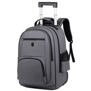 Business Rolling <b>Backpack</b> Waterproof Laptop Trolley Bag <b>Large</b> Capacity Travel <b>Backpack</b> Wheels Luggage - Product Image 1