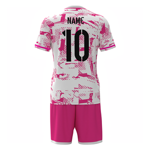 Maillot de football 2026 personnalisé imprimé par transfert thermique, short respirant à séchage rapide, uniforme d'équipe, tenue d'entraînement de football pour jeunes - Product Image 1