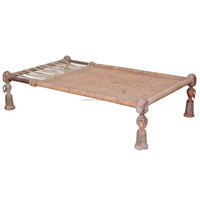 Cama con Dosel Moderna de Lujo de Alta Calidad al por Mayor, de Madera Maciza de Mango, Tamaño Personalizado, Plegable, Artesanía Manish Art MA456
