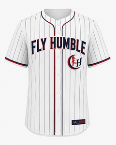 เสื้อเบสบอล Fly Humble สำหรับผู้ชาย สำหรับใส่ทีม/ชื่อผู้เล่น ผ้าทวิลล์ ระบายอากาศได้ดี แขนยาว ทรงปกติ ใส่ได้ทุกฤดู - Product Image 4