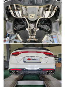 Système d'échappement MAINTEC V3 cat-back à fixation par boulons pour KIA STINGER 3.3T - Product Image 2