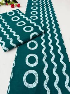 ผ้าพิมพ์ลายแอฟริกันไนจีเรียพรีเมียม ผ้าฝ้าย 100% ดีไซน์สีสันสดใสสำหรับเสื้อผ้าแฟชั่น แอฟริกาใต้ - Product Image 2