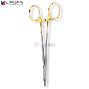 Portaagujas Quirúrgico RYDER de 6'' (15cm) con Mango de Anillo con Trinquete, Pinzas de Mandíbulas Rectas, Fuente de Alimentación Manual, Instrumentos Médicos - Product Image 4