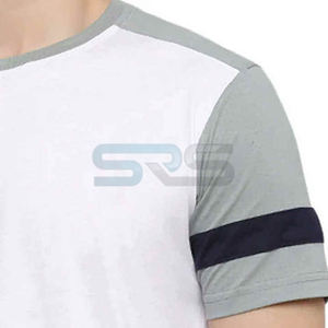 Camisetas de Diseño Moderno para Hombre, 100% Algodón, Corte Holgado, Color Sólido, con Diseño Liso y Logotipo Frontal - Product Image 4