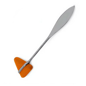 Marteau de réflexes neurologique Orange de 7,5 pouces, instrument médical chirurgical en acier inoxydable de qualité allemande pour diagnostic neurologique - Product Image 5