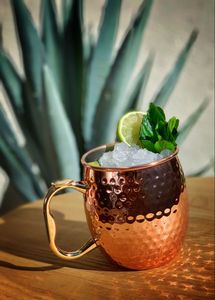 Copper serving <b>mug</b> set coastal promenade beverage cups handmade premium cocktail drink <b>mugs</b> durable finish - Product Image 6