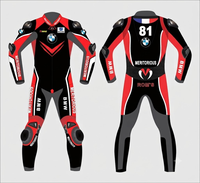 Setelan Balap Motor Custom Satu Potong Kulit Sapi/Kanguru Khaksar/Jumpsuit/Traje Hump dengan Pelindung Armor Lengkap Level 2 CE