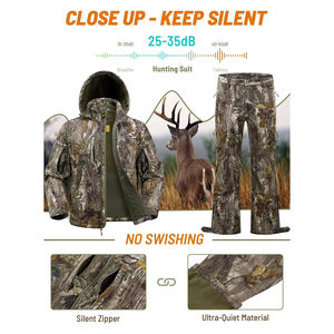 Traje de Caza de Alta Calidad para Hombre, Camisa de Manga Larga y Pantalones, Traje de Caza para Exteriores con Cobertura Total, Precio al por Mayor - Product Image 2