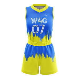 ชุดยูนิฟอร์มบาสเก็ตบอลสำหรับผู้หญิง OEM/ODM ผลิตจากโพลีเอสเตอร์ 100% พิมพ์ลายด้วยความร้อน ระบายอากาศได้ดี ซึมซับเหงื่อ แห้งเร็ว - Product Image 2