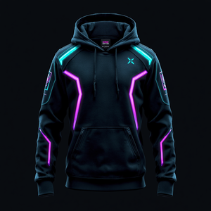 <b>Tech</b> Hoodie Lightweight Performance Hoodie Water-Resistant Athletic Zip Pullover with OEM ODM Customization - Product Image 6