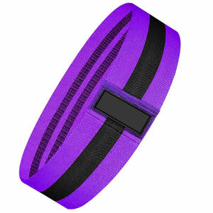 Bande de résistance pour les hanches, personnalisable, de haute qualité, antidérapante, durable, en tissu polyester élastique, pour la gym et le fitness, avec logo personnalisé - Product Image 4