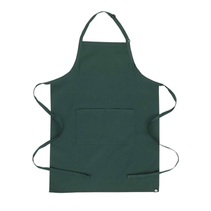 Cross-Back Black Work Apron Adjustable Strap <b>Utility</b> Pockets Lightweight Ergonomic Design Custom Apron - Product Image 1