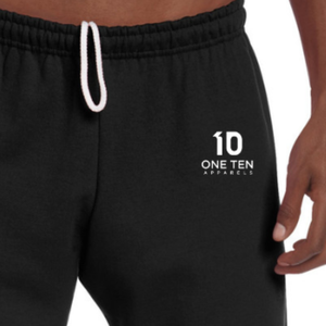Adult Black Open Bottom Sweatpants, Casual Loose Fit Jogger Pants, Comfortable Lounge <b>Trousers</b> for Daily Wear Sports and Active - Product Image 4