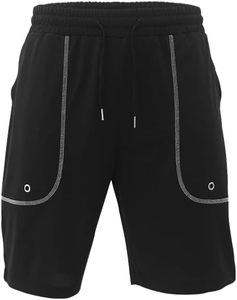 Men's Sporty 2-Piece Summer Tracksuit Set Breathable Eco-Friendly Casual <b>Sports</b> <b>Shirt</b> Shorts with Four-Way Stretch Side Pockets - Product Image 4