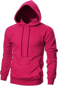 Nueva Llegada Sudadera con Capucha para Hombre, 100% Algodón, Corte Ajustado, Básica, Ligera, Manga Larga, con Bolsillo Canguro - Product Image 6