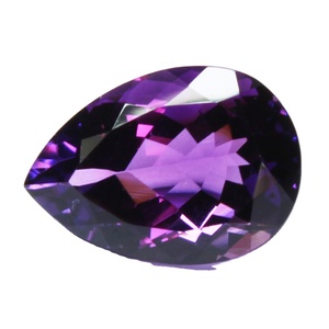 Gran oferta de piedras preciosas de amatista púrpura Natural en forma de pera en venta al por mayor corte facetado tamaño libre piedra natal suelta para hacer joyas - Product Image 5