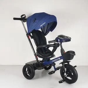 סין הנמכר ביותר באיכות גבוהה אביזרי פלדת מסגרת שלושה גומי גלגל תינוק אופני ילד תלת אופן לילדים ילדים 2 שנים