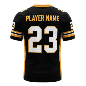 Camiseta de Fútbol Americano Personalizada OEM con Nombre y Número del Equipo, Poliéster de Secado Rápido, Uniforme Deportivo al por Mayor, Etiqueta Privada, Pantalones Cortos Estampados - Product Image 2