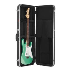 Custodia Rigida per Chitarra Elettrica 41.34 Rettangolare con Chiusura a Scatto, Maniglia e Imbottitura in ABS, Resistente all'Acqua, Protezione Morbida per Strumenti Musicali - Product Image 1