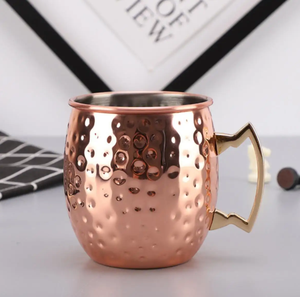 Taza de Cobre Puro de Diseño Único, Nuevo Producto, Tazas con Logotipo Esmaltado Personalizado, Utensilios de Cobre - Product Image 3