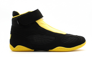 Calzado de lucha profesional transpirable, ligero, antideslizante, para entrenamiento de combate, con soporte de tobillo alto, suela duradera, OEM al por mayor - Product Image 3