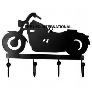 Gancho de Pared Decorativo de Hierro con Diseño de Bicicleta, Modelo Deportivo, Gancho Metálico Grabado para Colgar Bicicletas, Toallero de Cocina - Product Image 1