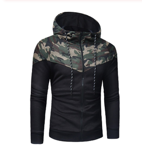 เสื้อฮู้ดลายพรางฤดูหนาวแบบระบายอากาศได้ ปรับแต่งได้ตามต้องการ พร้อมซิป ดีไซน์ลายพรางสำหรับผู้ชาย ขายส่ง - Product Image 1