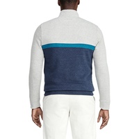 Ensemble de jogging sportif pour homme en molleton de coton léger, demi-zip, automne, logo personnalisé, deux pièces, couleur et taille personnalisées