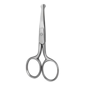 Baby Nail Safety Scissors 3.5 Inch Curved Rounded Tips Stainless Steel Infant Nail Scissors Polished Finish Safe Grooming Tool - Product Image 3