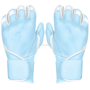 Guantes de Bateo de Béisbol para Primera Base, Dedos Completos, Correa de Muñeca Ajustable, Antideslizantes, Agarre Fuerte, Cuero Transpirable para Adultos y Jóvenes - Product Image 6