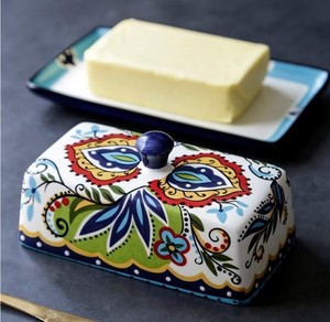 Recipiente de Cerámica para Mantequilla, Contenedor de Porcelana para Queso, Almacenamiento de Alimentos, Caja Individual para Mantequilla - Product Image 5