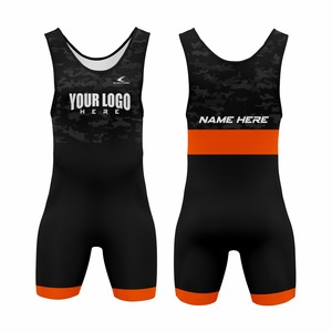 Nouveau Maillot de Lutte Personnalisé pour Homme 2024 – Drapeau National – Spandex/Polyester Extensible, Léger, Respirant, Séchage Rapide, Durable - Product Image 4