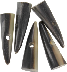 Botón de cuerno de búfalo natural hecho a mano de primera calidad con 2 agujeros para cierre de ropa exterior informal al mejor precio - Product Image 4