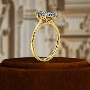 แหวนเพชรทรงมาร์คีส์ 1.5 กะรัต เพาะเลี้ยงในห้องปฏิบัติการ, แหวนทองคำขาว 14K, แหวนแต่งงานรับรองโดย IGI, แหวนเพชรเม็ดเดี่ยวสำหรับเจ้าสาว, แหวนวินเทจ - Product Image 3
